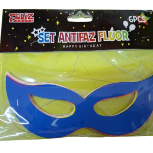 Antifaz Carnaval Flúor