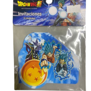 Tarjetas de Invitación Dragon Ball