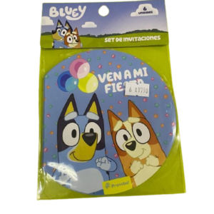 Tarjeta de Invitación Bluey