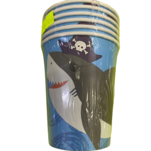 Vasos Polipapel Tiburoncito Pirata