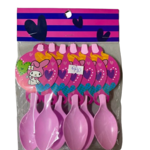 Cucharas Plásticas Hello Kitty y sus Amigas